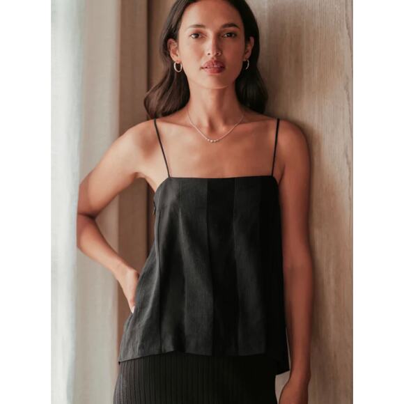 Jenni Kayne Margot Cami in Black - Picture 1 of 9